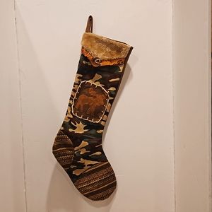 Woodland Camo Christmas Stocking